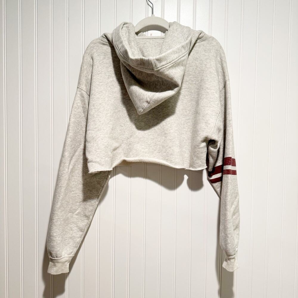 Free People Baldwin Cropped Hoodie Sweatshirt Size XS - Picture 7 of 7